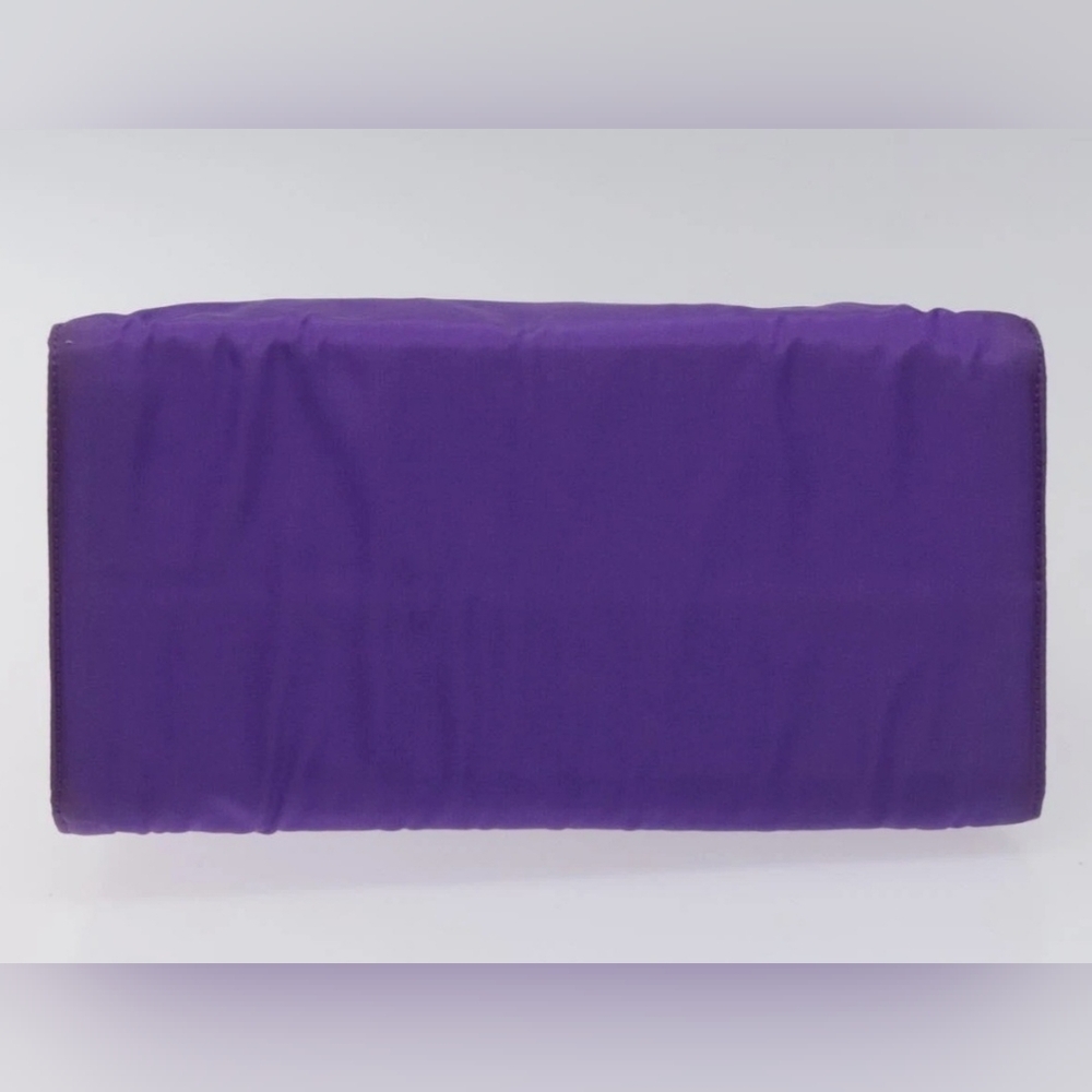 RARE PRADA Purple & Gold Nylon Vintage Handbag / Purse  (EUC) - Picture 6 of 16